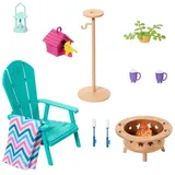 Mattel Puppenzubehör Garten-Set mehrfarbig HJV32