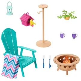 Mattel Puppenzubehör Garten-Set mehrfarbig HJV32