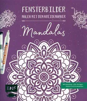 Fensterbilder Malen mit dem Kreidemarker - Mandalas - Vorlagenmappe