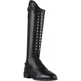 QHP Dressur Leder-Reitstiefel Hailey Junior 33 Schwarz