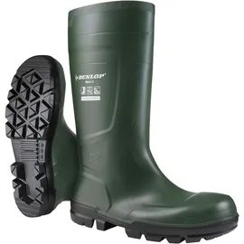 Dunlop Stiefel WORK-IT FullSafety Heritage Green PVC SR LO LG,S5,Gr.40