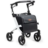 Rollz Flex 2.0 Rollator leicht mit Sitz pebble white