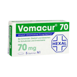 Vomacur 70 Suppositorien 5 St