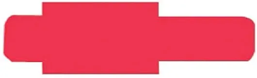 Leitz Stecksignale »6030« rot, 1.2x4 cm