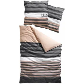 H.I.S. Majoran Linon apricot 135 x 200 cm + 80 x 80 cm