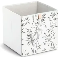 Zeller Aufbewahrungsbox "Grass", Vlies, weiß, ca. 32 x 32