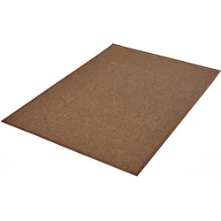 Teppichboden DEKOWE "Naturino Prestige Spezial", braun (nuss), B:300cm H:10mm L:300cm, Obermaterial: 100% Polypropylen, Teppiche, Flachgewebe, meliert, Sisal Optik, In- und Outdoor geeignet