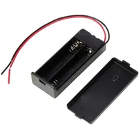 TRU Components TC-13220664 Batteriehalter 2x Micro (AAA) Kabel (L