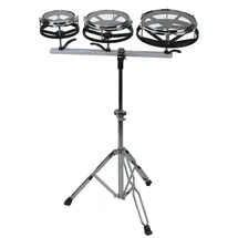 Gewa Roto-Tomset - Stimmbare Roto-Toms - Durchmesser 6" 8" 10" - Doppelstrebiger höhenverstellbarer Ständer