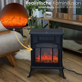 Zilan Elektrokamin schwarz