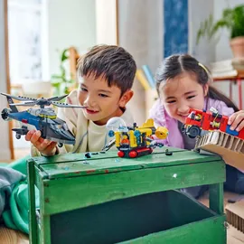 LEGO City Kombinationsset mit Hubschrauber, Löschauto und U-Boot