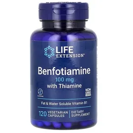 Life Extension Benfotiamin mit Thiamin Kapseln 120 St.