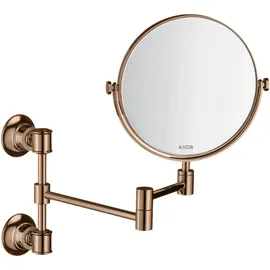 Hansgrohe Rasierspiegel Axor Montreux schw, neigbar, Wandmont., pol. r gol