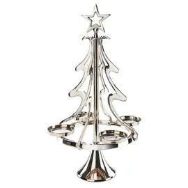 Kobolo Kerzenhalter XMASTREE4 in Silber | Gr.: onesize