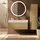Ideal Standard Conca Halbhochschrank 37 x 140 x 25 cm Eiche hell