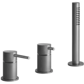 GESSI Gessi316 Dreiloch-Wannenrand-Armatur Schwarz