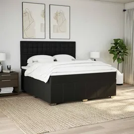vidaXL Boxspringbett 180 x 200 cm Schwarz
