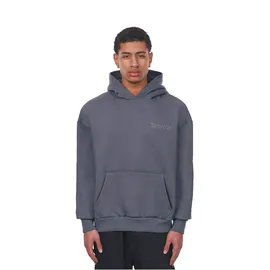 dropsize HEAVY OVERSIZE EMBO HOODIE - grau