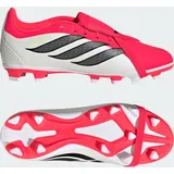 adidas Predator Club Fold-Over Tongue Firm Ground/Multi Ground Fußballschuh Kids, Lucid Red / Core Black / Cloud White, 37 1/3