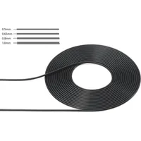 TAMIYA Kabel 1:6/1:12/1:24 0,65mm Schwarz 300012676
