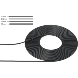 TAMIYA Kabel 1:6/1:12/1:24 0,65mm Schwarz 300012676