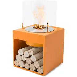 EcoSmart POP 8L [Design Ethanol Kamin]: Orange - mit Schutzhülle