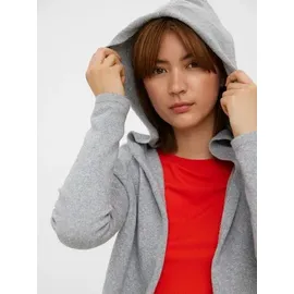 Vero Moda Doffy Open Strickjacke Light Grey Melange S