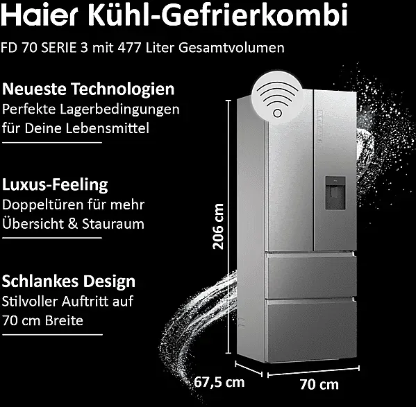 Kühlschrank Haier HFR7720DWMP