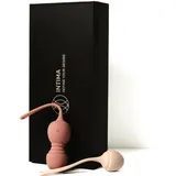 INTIMA Beckenbodentrainer für Frau | Kegel Balls Set mit Vibration | Liebeskugeln für die Frau | Beckenboden Training mit 4 Gewichten & Fernbedienung | Vibratorensets für Frauen | Vibro Eier