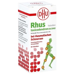 Rhus Tox. D6 Dhu bei rheumatischen Schmerzen Tabletten