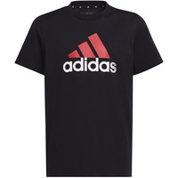 adidas U BL 2 Tee, T-Shirt Kinder - schwarz mit rotem Logo, 152cm 11-12A
