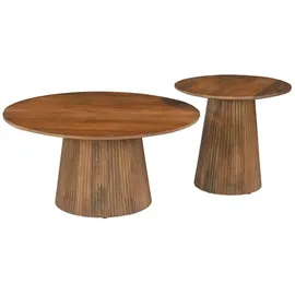 SIT Möbel Mango Beige Mangoholz 80 x 80 x 38 cm