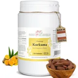 Kurkuma + Schwarzer Pfeffer Tabletten à 660mg Wirkstoff (Curcuma, Curcumin+Piperin), 730 Tabletten, Premium Qualität, Hergestellt in Österreich, Tabletten statt Kapseln, Vegan