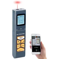 AGT Laser-Entfernungsmesser mit LCD & Bluetooth, Messbereich 5 cm