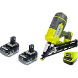RYOBI R15GN18-0 Akku Nagler 18 V 24 - 64 mm + 2x Akku 5,0 Ah + Ladegerät