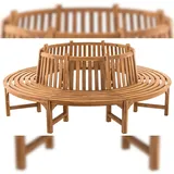 deluke Baumbank 250 x 250 x 92 cm Braun