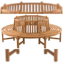 deluke Baumbank 250 x 250 x 92 cm Braun