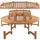 deluke Baumbank 250 x 250 x 92 cm Braun