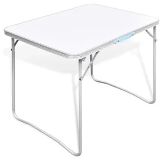 vidaXL Campingtisch Alu 80x60cm Klapptisch Koffertisch Falttisch Gartentisch