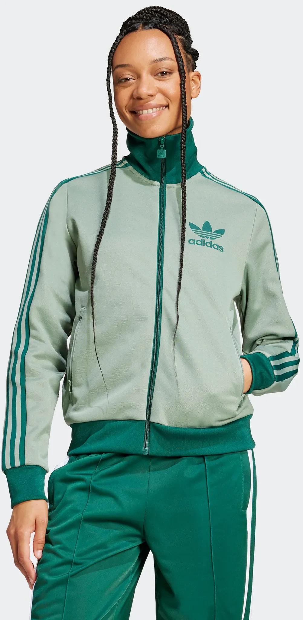 adidas Originals Outdoorjacke »BECKENBAUER TT« adidas Originals Silver Green XXL