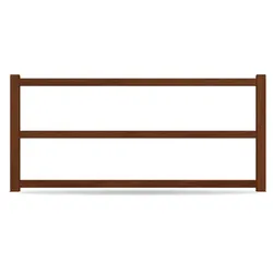 Zaun, Aluminium, Rostoptik, Rostrot Metall-Effekt, Modell Berlin, flexible Befestigungssysteme, Zaunelement individuell konfigurierbar