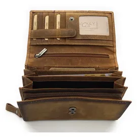 lemasi Geldbörse Damen braun