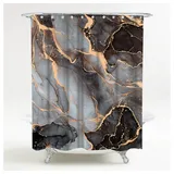 WCShop24 Duschvorhang Marmor Abstrakt 180 x 200 cm