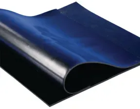 Möller Gummiplatte B.1,20m L.10m D.4mm NR/SBR m.Gewebeeinlage