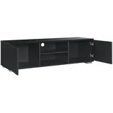 [en.casa] Fernsehtisch Werpen 34,5x120x40 cm Schwarz