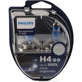 Philips RacingVision GT200 H4 60/55W 2er-Pack 12342RGTS2