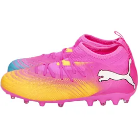 Puma Future 9 Match MG Kinder Poison Pink/Sun Stream/Bright Aqua 38