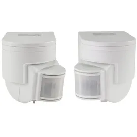 ChiliTec Aufputz Bewegungsmelder "CBM" 180° IP44, weiß