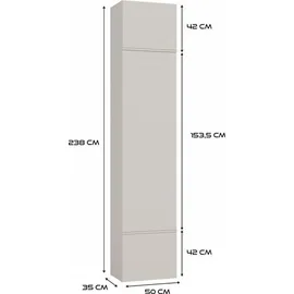 Topeshop Garderobe HAGA IV 2Sz2W Beige