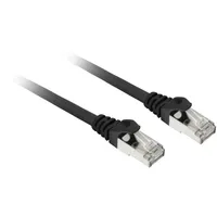 Sharkoon Patchkabel SFTP, RJ-45, mit Cat.7a Rohkabel schwarz, 50cm